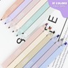 Meetory 12 Colours Highlighter Pastel Highlighter Pen Double Head Colourful