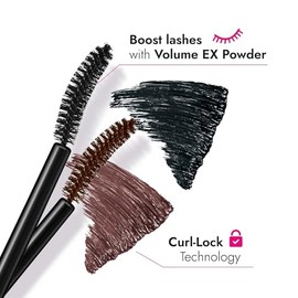 Heroine Make by KissMe Volume & Curl Mascara Black | Waterproof, Volumizing & Lengthening Mascara for Thick, Defined Lashes | Smudge-Proof, Curling Fo