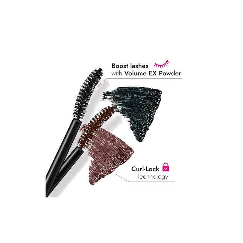 Heroine Make by KissMe Volume & Curl Mascara Black |