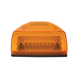 GG Grand General 77232 Amber Spyder 42-LED Peterbilt Headlight Turn Signal Sealed Light with 3 Wires for Front/Park/Turn Functions
