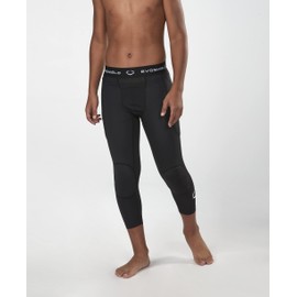 EvoShield Boys' 3/4 Sliding Tights, Black, Medium