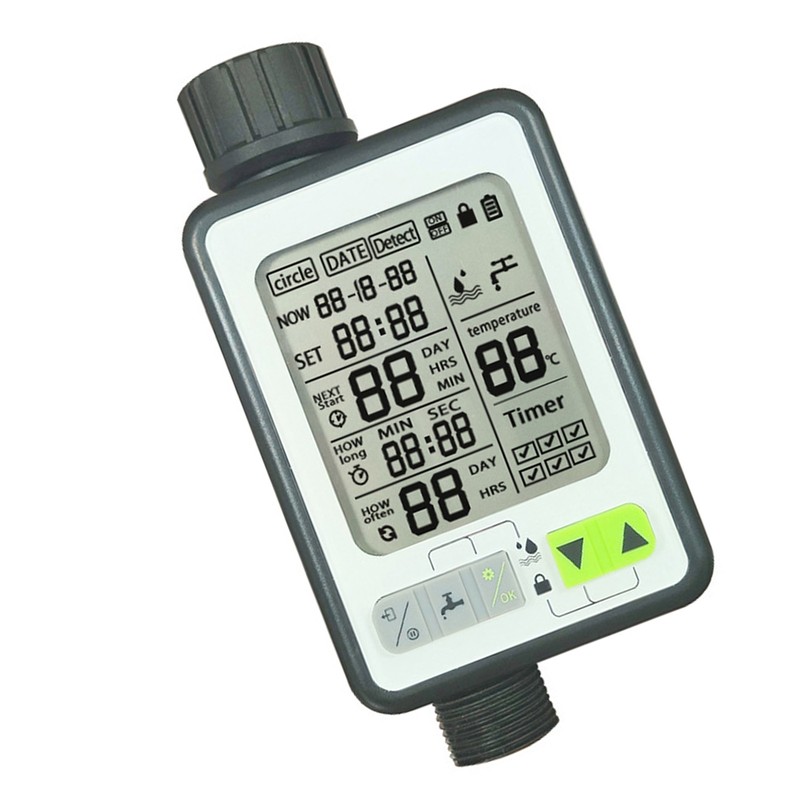 Watering Timer Automatic 3 Modes Rain Sensing Sprinkler Timer for