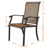 NUU GARDEN Patio Dining Chairs Set of 2, Indoor/Outdoor Textilene