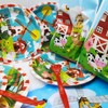 132Pcs Farm Birthday Decorations Farm Animals Party Supplies Tableware Set