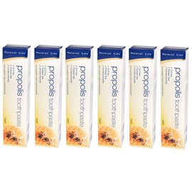 Natural Life Propolis Toothpaste 100% Natural Formula 6 x 110g