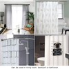 Coideal Large Metal Brushed Nickel Circular Shower Curtain Rings/Loose Leaf