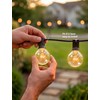 YIHKQDL 50 Pack G40 Replacement Bulbs for Outdoor String Lights,