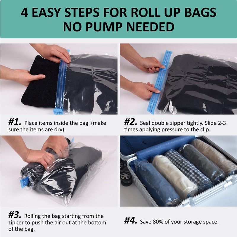 Cozy Essential Compression Bags for Travel - Travel Essentials -