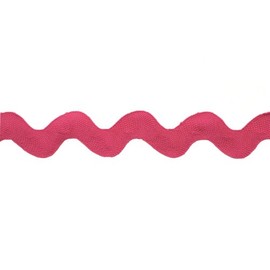 Belagio Enterprises Rick Rack BRC-20mm -142 Fuschia, Polyester, 10 Yard Roll