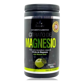 Citrato De Magnesio 600 G Manzana Verde Sanabi