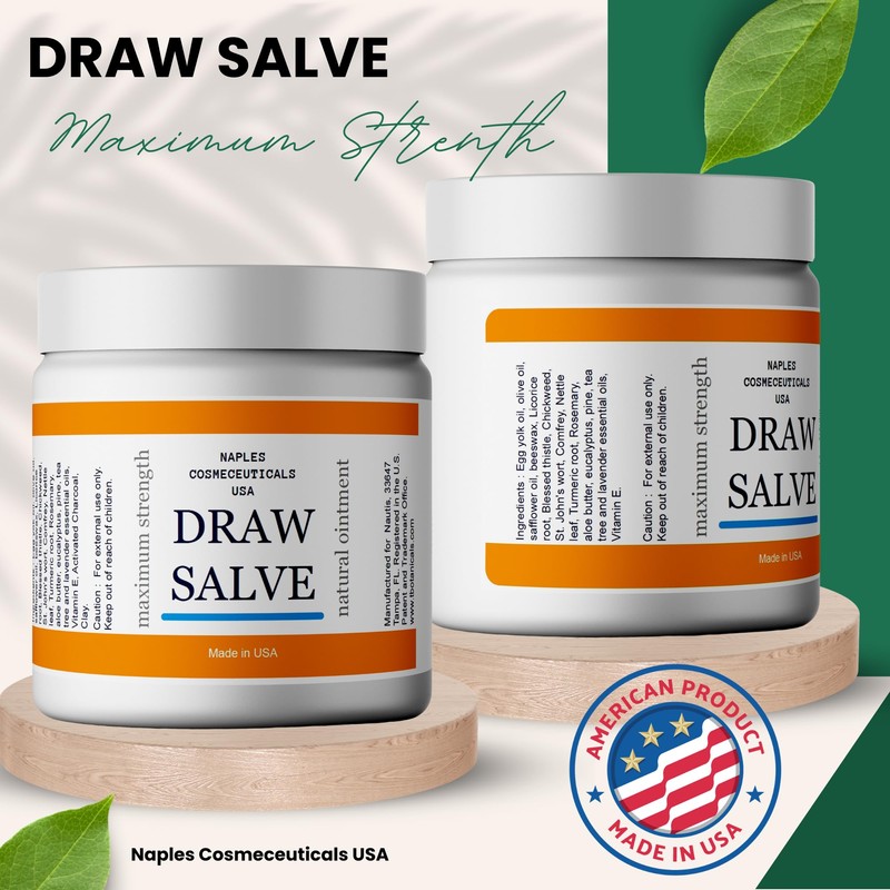 Naples Cosmeceuticals Drawing Salve for Skin Disorders