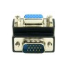 NFHK Adaptador VGA Macho a Hembra 15 Pines 270 Grados