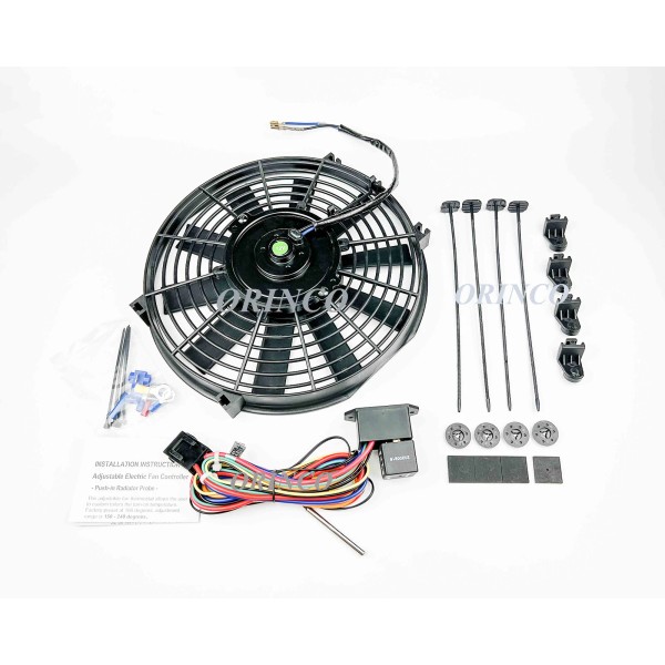 SCHURZ 16" Universal Electric Push/Pull Cooling Fan & Push-in Probe