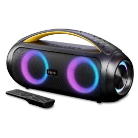 iHome Bluetooth Speaker Boombox with FM Radio and Remote Control