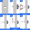 MEIRIYFA Combination Cam Lock, Password Coded Drawer Lock Cabinet Lock
