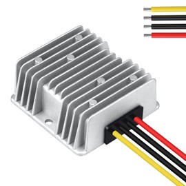 LeMotech DC 12v to 24v Converter 5A 120W Step Up Converter Voltage Reducer IP68 Waterproof Transformer for Golf Cart Truck Boat Vehicle