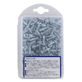 WAKAI Spiral Damba Screws for Iron Plates, 0.2 x 0.6 inches (4 x 16 mm), Pack of 200