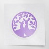 Decal Stickers of Wedding (Lavender Purple) (Set of 2) Luxury