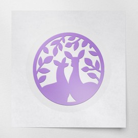 Decal Stickers of Wedding (Lavender Purple) (Set of 2) Luxury Weatherproof Decal Stickers for Laptop Desktop Smartphone Car Dirt Bike Wall Room Mason Jar Bathtub Door Skateboard - BICVER1c44963LA0124