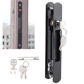 Security Door Lock, Sliding Door Window Hook Lock, Modern Mobile Door, Single Sided Double Sided Lock for Hotel Locks at Home, Protection of Personal