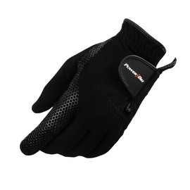 Powerbilt Men's Rain Golf Gloves, Pair, X-Large, Black