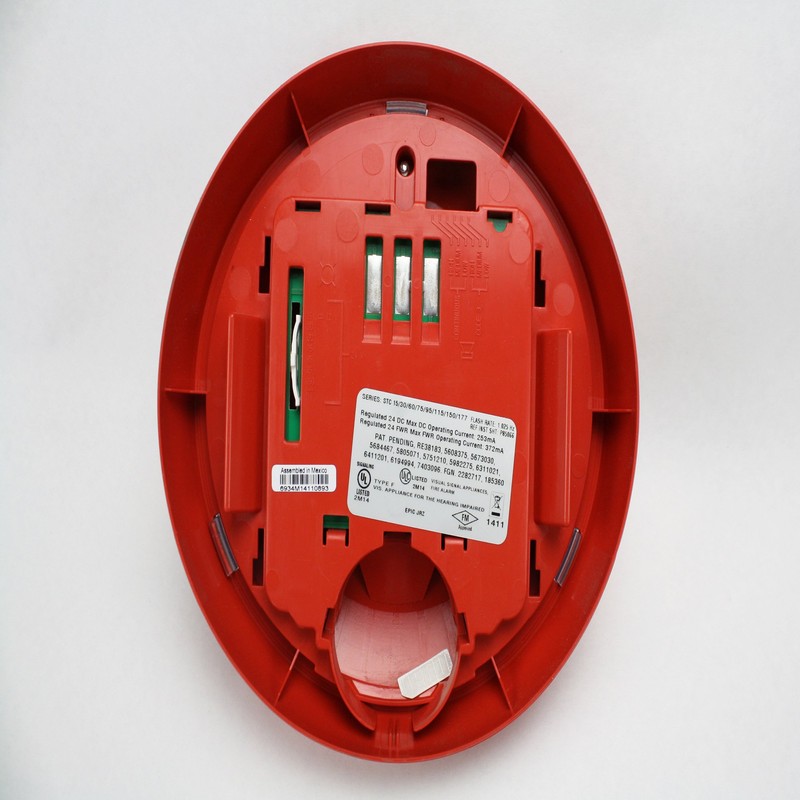 WHEELOCK STRC ST SERIES RED CEILING MOUNT FIRE ALARM SIGNAL