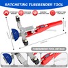 kuailebuy Tube Bender Kit, for 1/4"-7/8" O.D. 90° Forward/Reverse Bending