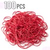 Mr. Pen - 100 Pack Red Rubber Bands, 7 Inch