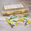 ISPINNER 280pcs Plastic Drywall Anchors and Screws Assortment Kit, 8