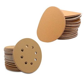 POWERTOOL Sanding Discs, 20PCS 125mm/5inch Sander Paper Discs with 8 Holes, Dustless Hook-and-Loop Circular Sanding Discs Sandpaper 320 Grits, for Random Orbit Sanders