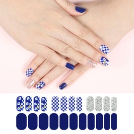 Gloss Nail Strips - UV Free, Chip Resistant, Easy to Apply & Remove, Long Lasting Gel Nail Stickers | Contains 34 Nail Wraps, 1 Nail File
