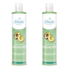 Shampoo De Aguacate Sheló Nabel 2 Pack Hidratación Profunda