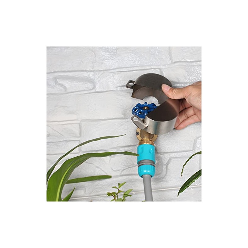 Gate Valve Locking Device (2 Sets- Outdoor Faucet Lock, Water