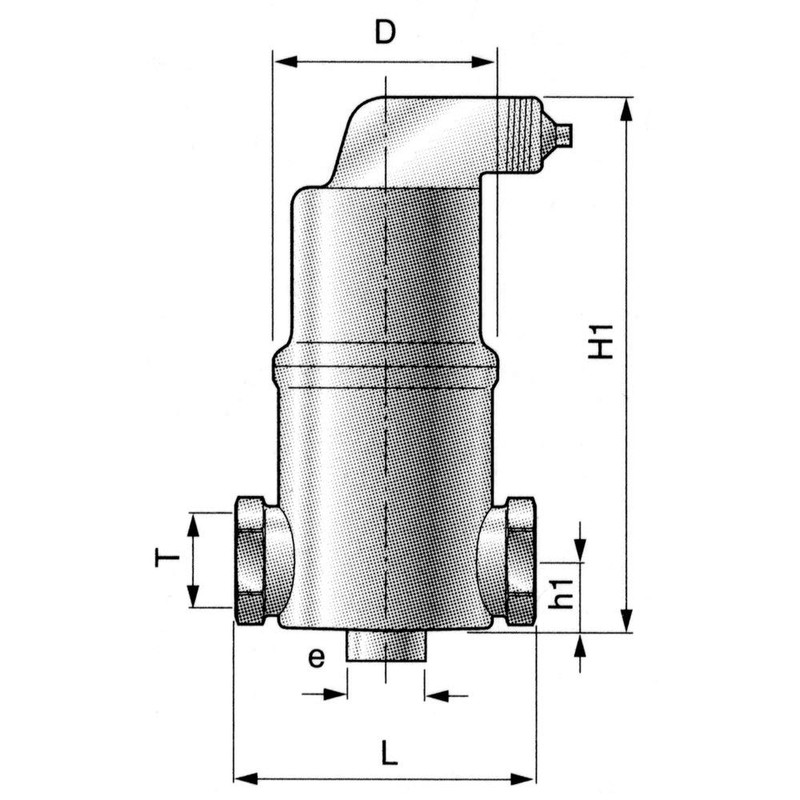 Spirotherm VTP 050 FT Spirotop Air Release Valve - 1/2"
