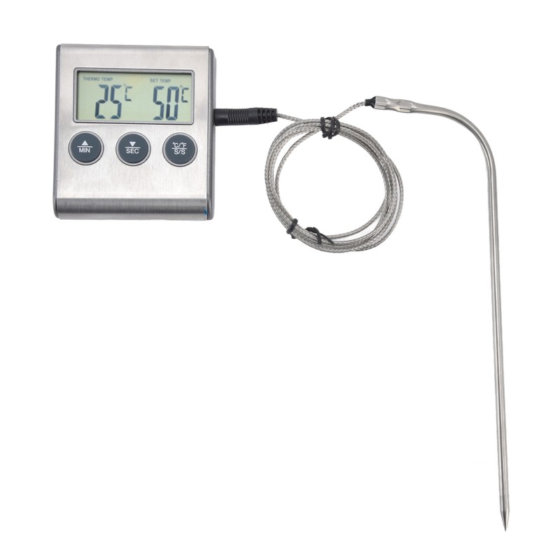 Digital Touchscreen Food Thermometers High Accuracy Waterproof Portable Meat Thermometers