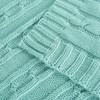 Cotton Cable Knit Toddler Blanket, Breathable and Super Soft 30x40