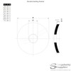 D8.4 (8.4mm x 22mm) Sealing Washer (Grey EPDM) - Stainless