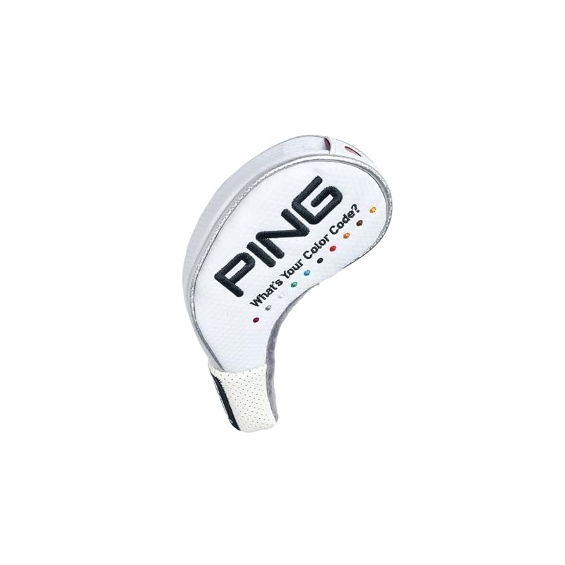 Pin PING Headcover Color Code Iron Cover White