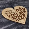 Red Ocean Funny Birthday Gift For Dad Engraved Heart Dad