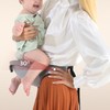 Baby Carrier with Hip Seat Adjustable Strap Ergonomic Breathable Mesh