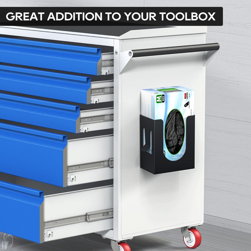 THYGIFTREE Magnetic Glove Box Holder, Disposable Glove Dispenser Wall Mount