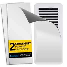 2Pack Magnetic Vent Covers,8x15.5inch Magnetic air Vent Covers for Floor Wall and Ceiling Registers Home HVAC and AC Vents