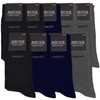RØDER Premium Business Socken Herren 9er Pack Elastische, bequeme schwarze