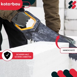 KOTARBAU Gloves - Work Gloves - Non-Slip - Size 8 - Latex - Coated Work Gloves - for Men - Women - Workshop Accessories - Winter - Gardening Gloves