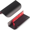 RVPEKUPE 10-Pack Adhesive Edge Finger Pulls for Cabinets No Drill