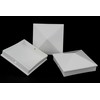 Plastic Pyramid 4x4 Nominal (3-5/8"x3-5/8") Fence Post Caps with Pre-Drilled