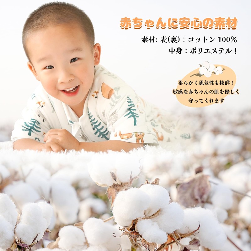 MOMSMENU Winter Sleeper, 100% Cotton, Soft, Baby Sleeper, 2.5 Tog,