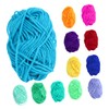 KONTONTY 12Pcs Handmade DIY Knitting Woolen Yarn Soft Durable Craft