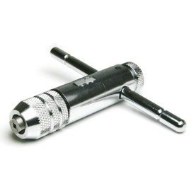 Ratcheting T Handle Tap Wrench Premium #0 to 1/4" and 1/4" to 1/2" Varieties (1/4" - 1/2")