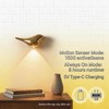 Gold Bird‑Shaped Wireless Motion Sensor LED Wall Night Light For
